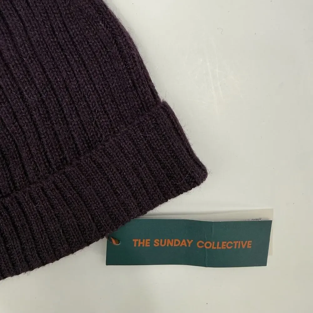 The Sunday Collective Beanie Hat One Size Toddler/Kids Unisex 100% Alpaca NWT